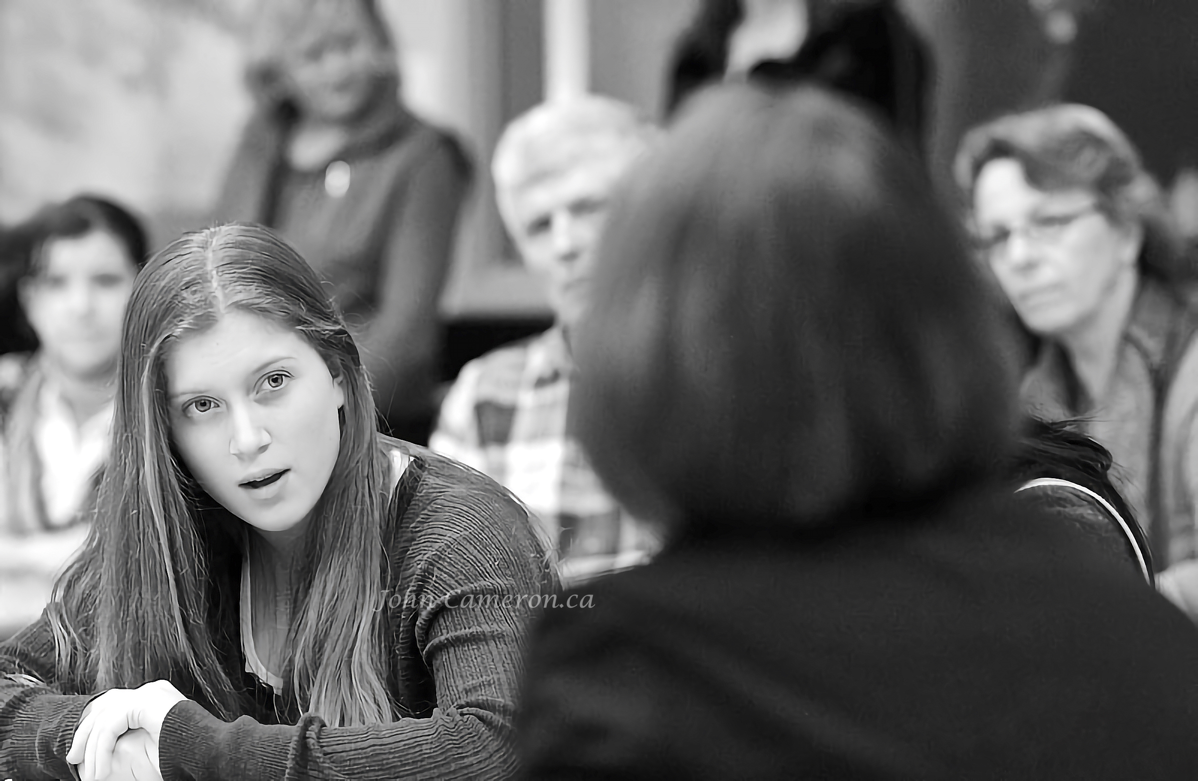 Student surprises Minister with excellent question.