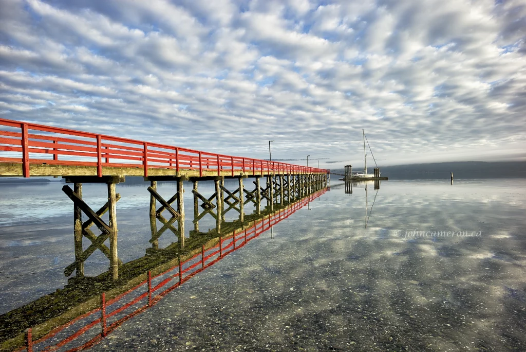 Fernwood Pier during and August morning. ©johncameron.ca