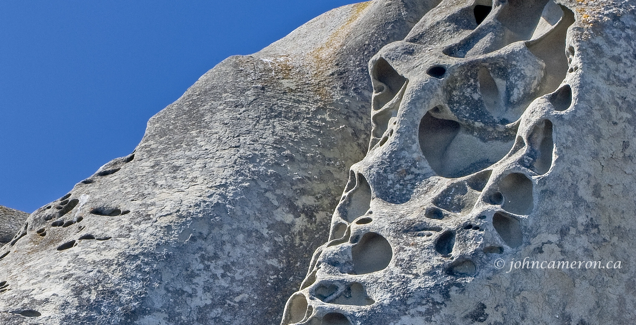 Rock Face at East Point, Saturna Island©johncameron.ca