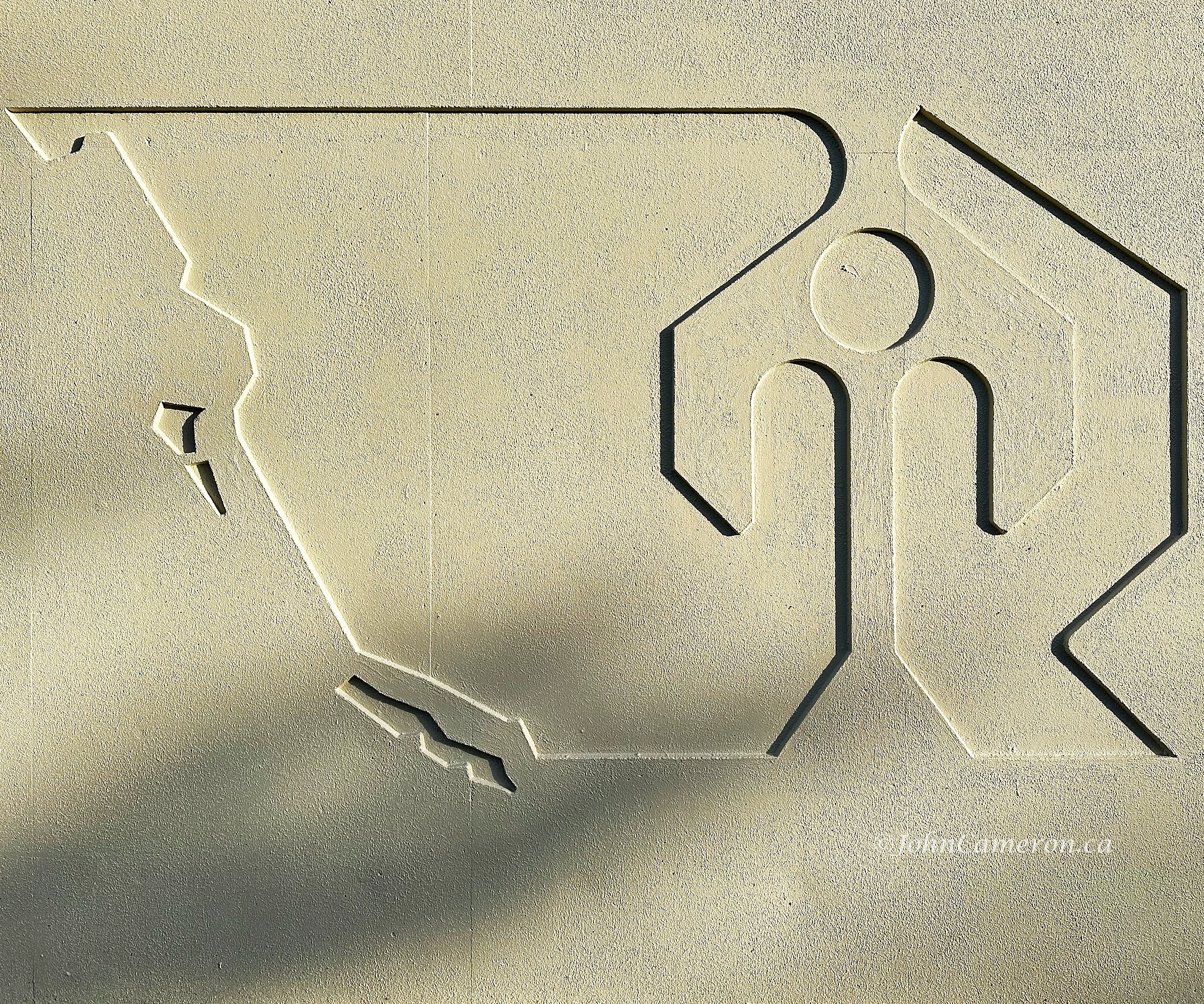 graphic art on building