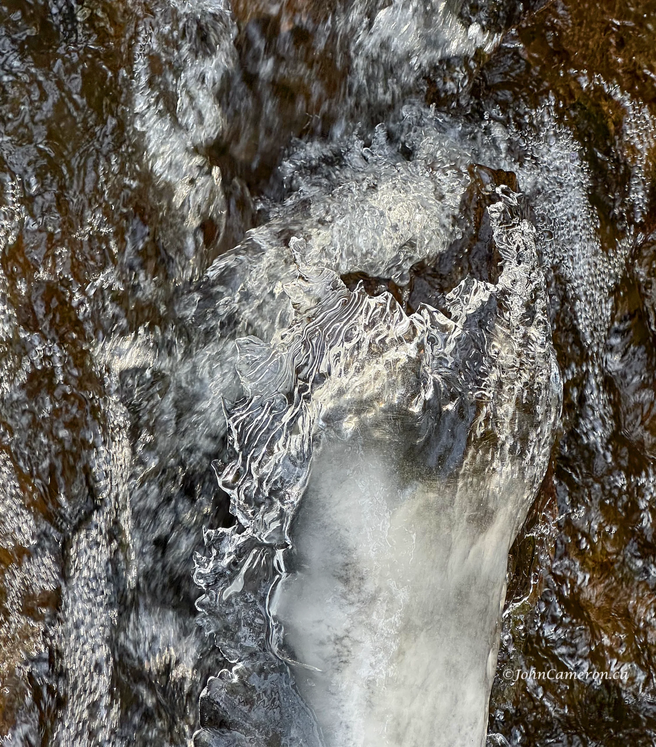 ice in beaver creek ©johncameron.ca